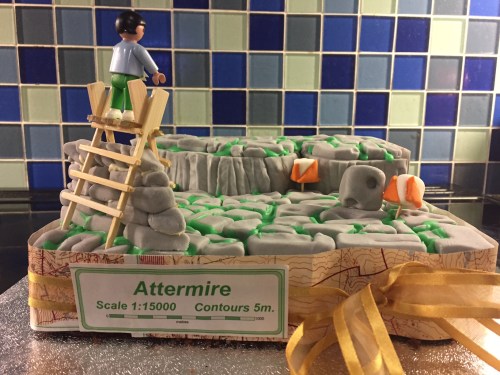 finished cake from front